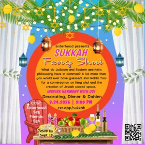 Create Harmony with Sisterhood: Sukkah Feng Shui